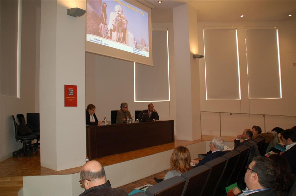 El profesor Eugeni Osácar inaugura la Asamblea General de la European Film Commission Network 'en Málaga